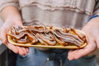 A Person Holding a Plate