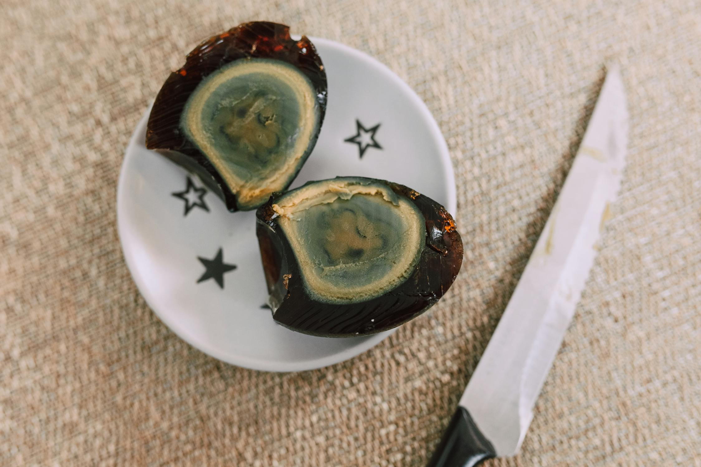 Century Egg on the Plate