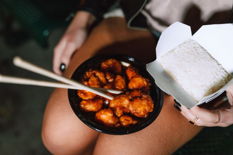Rice and savoury chicken meal — photo by RDNE Stock project on Pexels