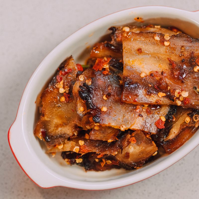 Sourdough Korean Red Chili and Roasted Anchovy Breadstick Twists