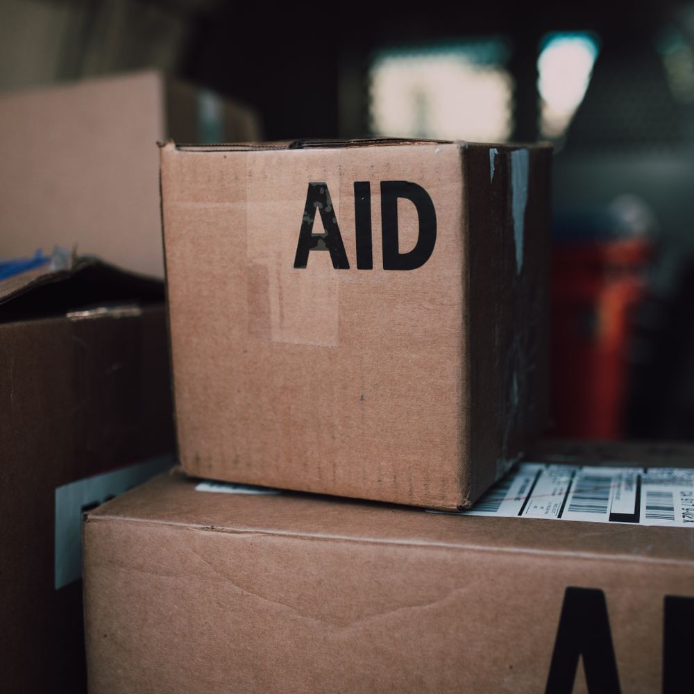 Mickleton — belongings being loaded for transport to storage