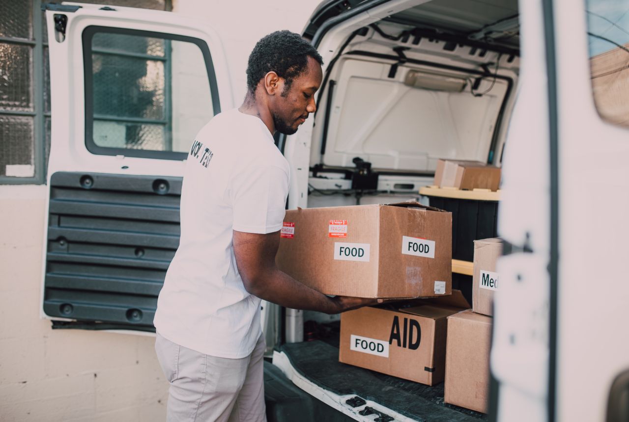 Man and van Constantine — removals work in progress