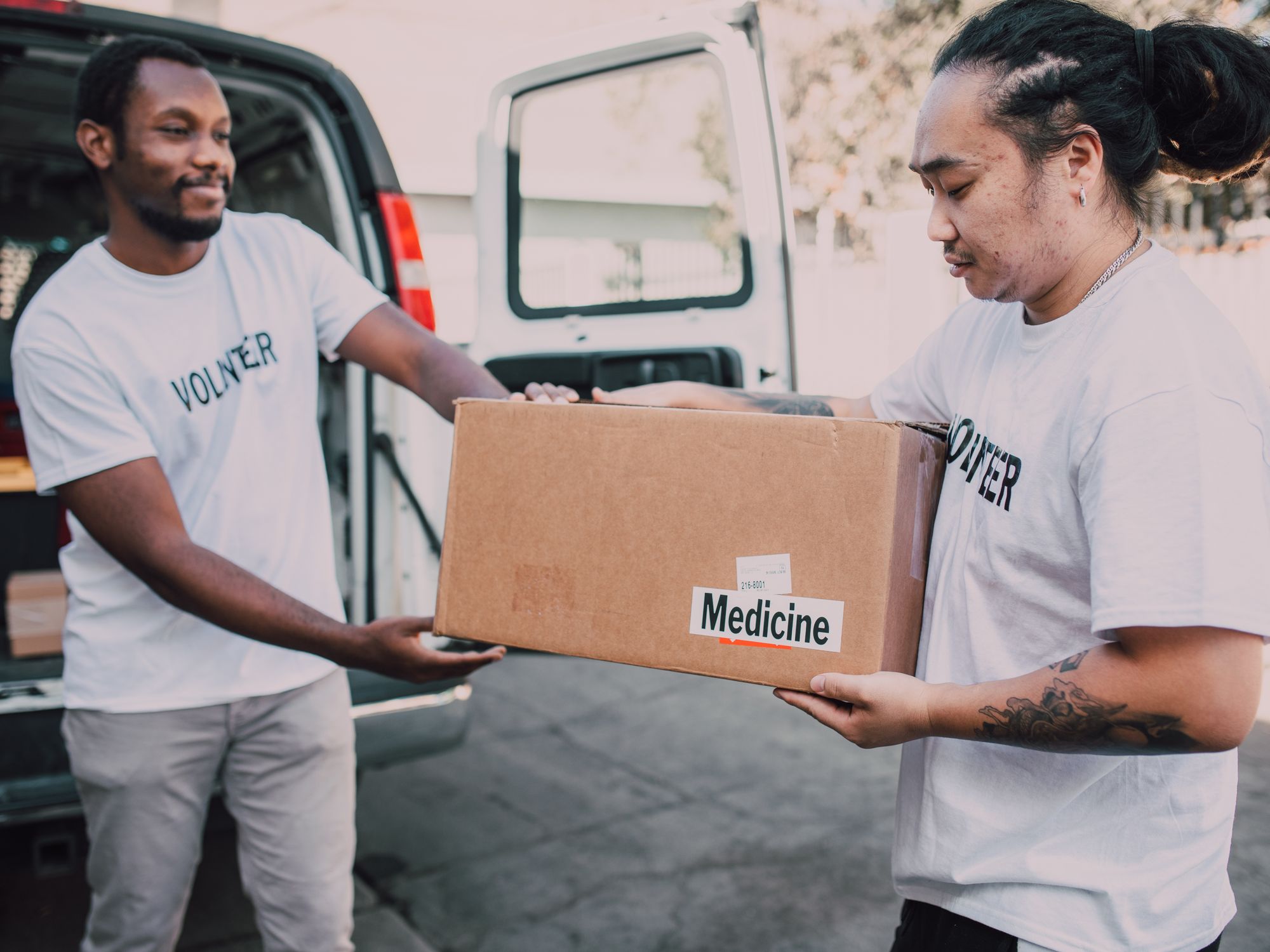 Man and Van in Yorkshire — man and van team loading a removal van