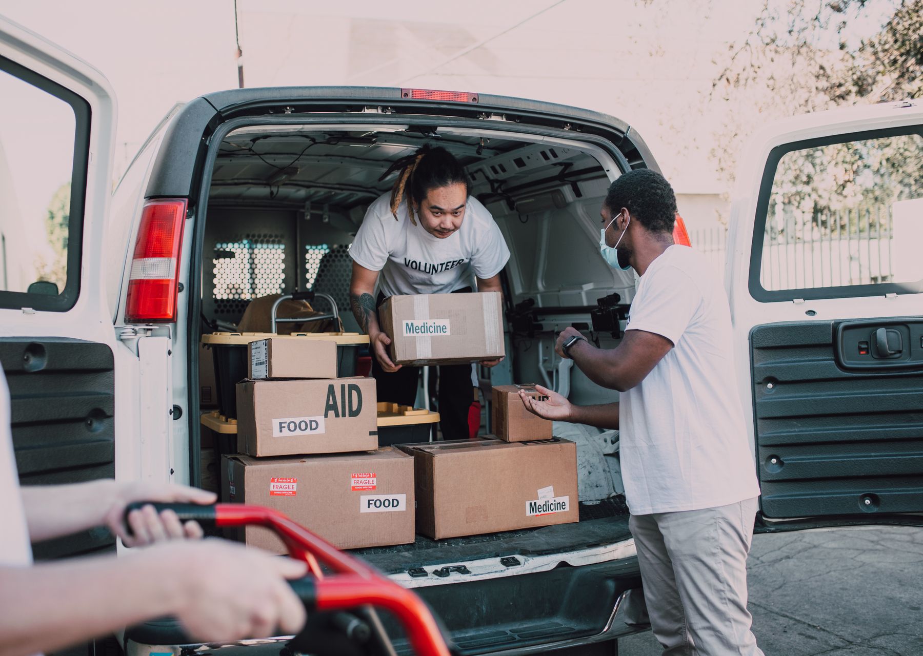 Same day removals in Middlestown — crew wrapping and loading on moving day