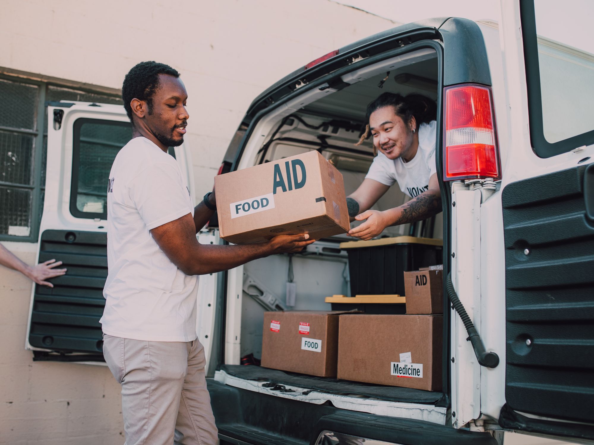 Man and Van in Pinner, North West London — man and van team loading a removal van