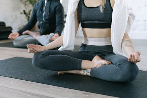 A Person Doing Yoga