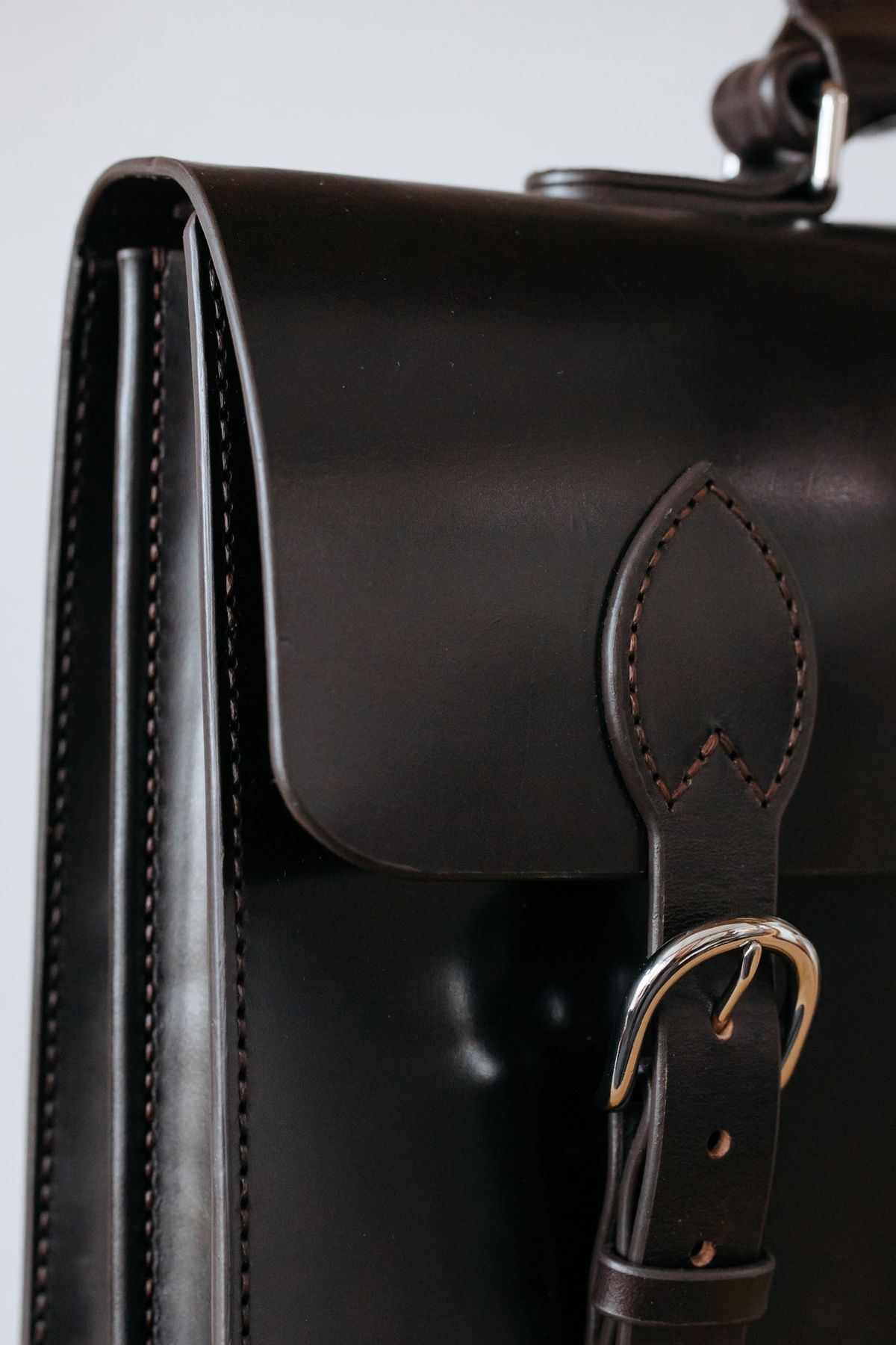 Vintage leather briefcase for modern professionals