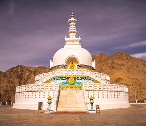 ฟรี คลังภาพถ่ายฟรี ของ shanti stupa, จุดสังเกต, นมัสการ คลังภาพถ่าย