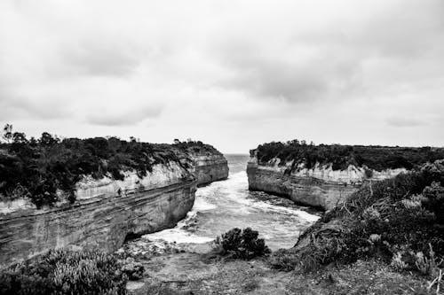 Základová fotografie zdarma na téma černobílý, krajina, malebný