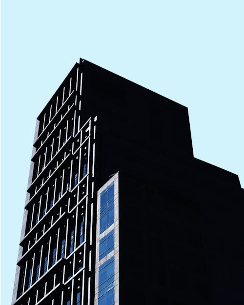 Free Black Concrete Building Stock Photo
