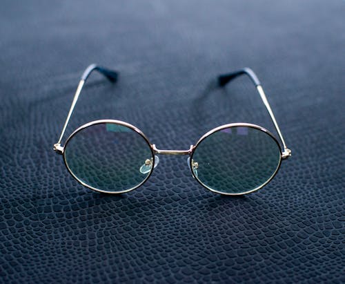 Free A Close-Up Shot of a Pair of Eyeglasses Stock Photo