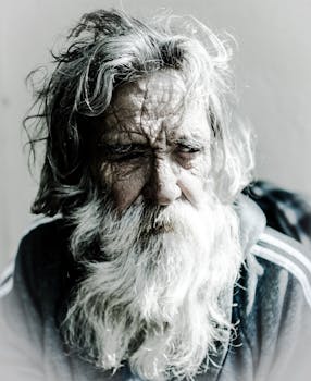 Man in Black and White Hoodie