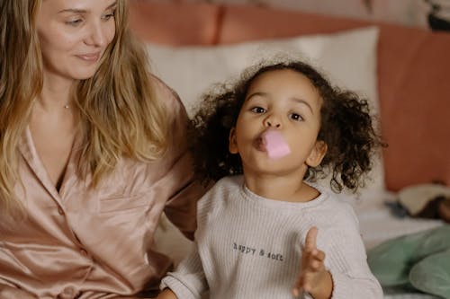 Mother Playing with Her Daughter