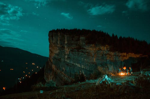 Δωρεάν στοκ φωτογραφιών με βουνό, Νύχτα, ο βράχος