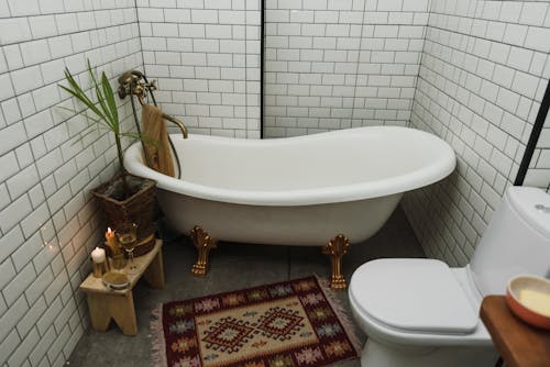 Gratis stockfoto met badkamer, badkuip, interieurontwerp Stockfoto