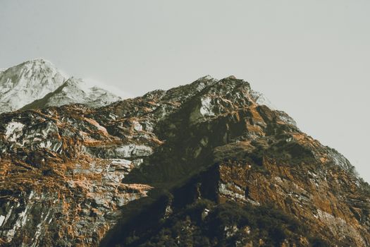 Explore the breathtaking Himalayan mountain landscape, showcasing rugged peaks and natural beauty in Nepal.