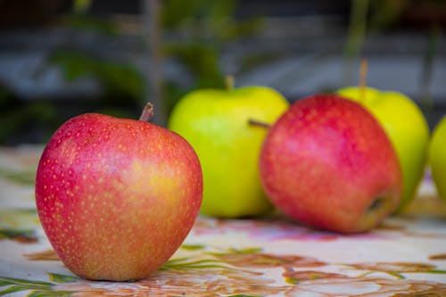 Kostnadsfria Kostnadsfri bild av äpple, hälsosam, närbild Stock foto