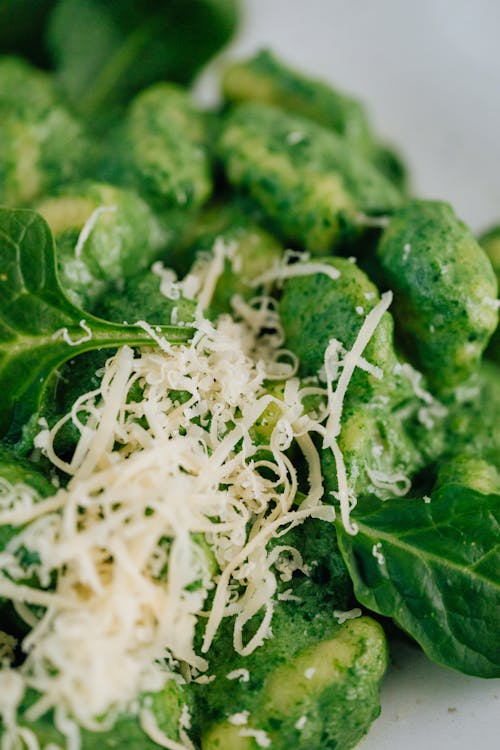 Close-Up Shot of Delicious Gnocchi