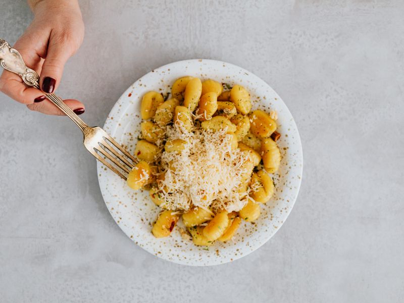 Gnocchi poêlés au parmesan et aux herbes