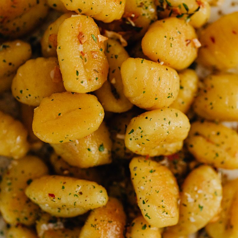 Crispy Sage and Prosciutto Gnocchi Bites