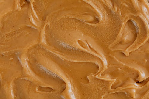 Free Extreme Close Up Photo of Creamy Peanut Butter Stock Photo