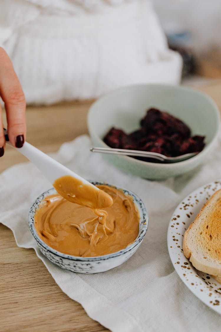 Close Up Photo Of Creamy Peanut Butter