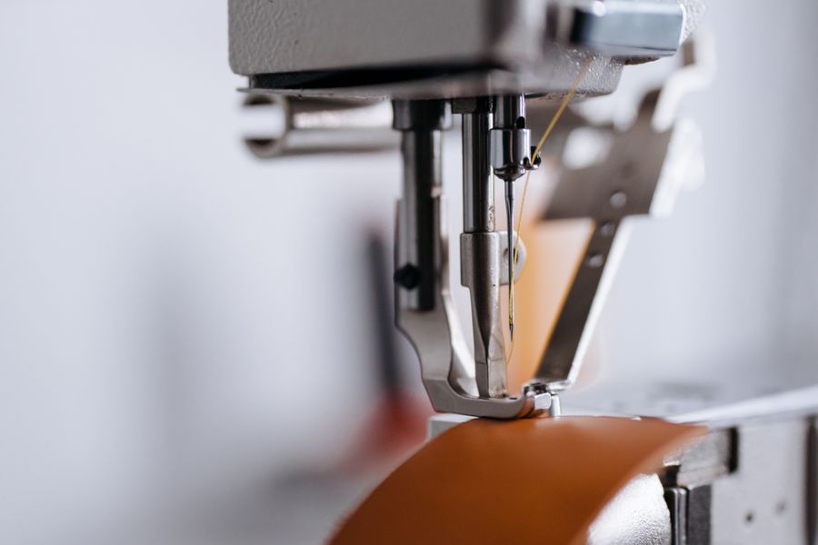 Leather Jacket Stitching on Sewing Machine
