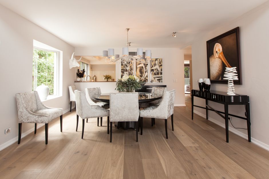 Organic modern dining chairs in a sunlit dining space Organic modern dining chairs in a sunlit dining space