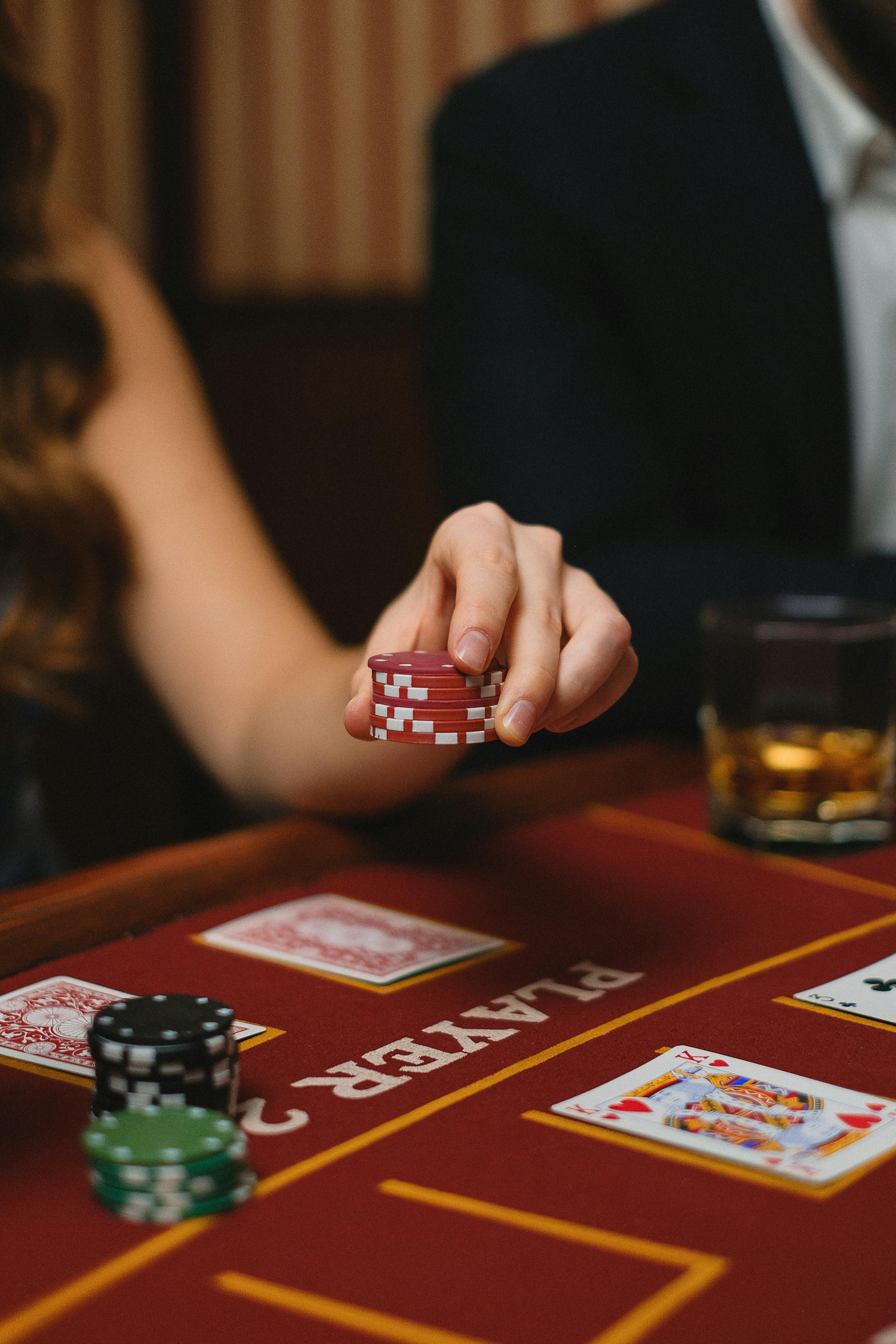 people woman addiction casino