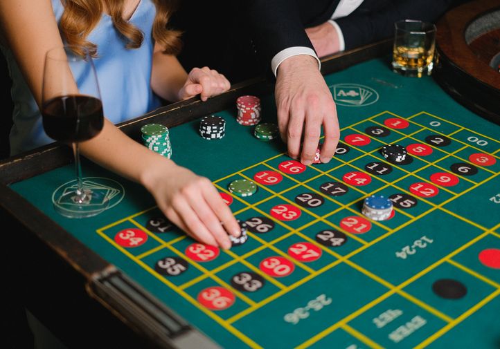 Online Roulette Tisch mit verschiedenen Einsatzmöglichkeiten