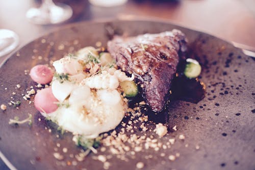 Free stock photo of food, meat, plate