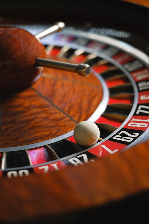 Free Close Up Shot of a Casino Roulette Stock Photo