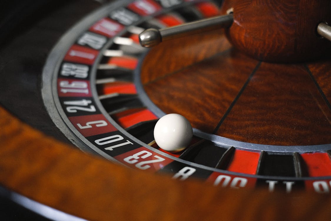 Free Close Up Shot of a Casino Roulette Stock Photo