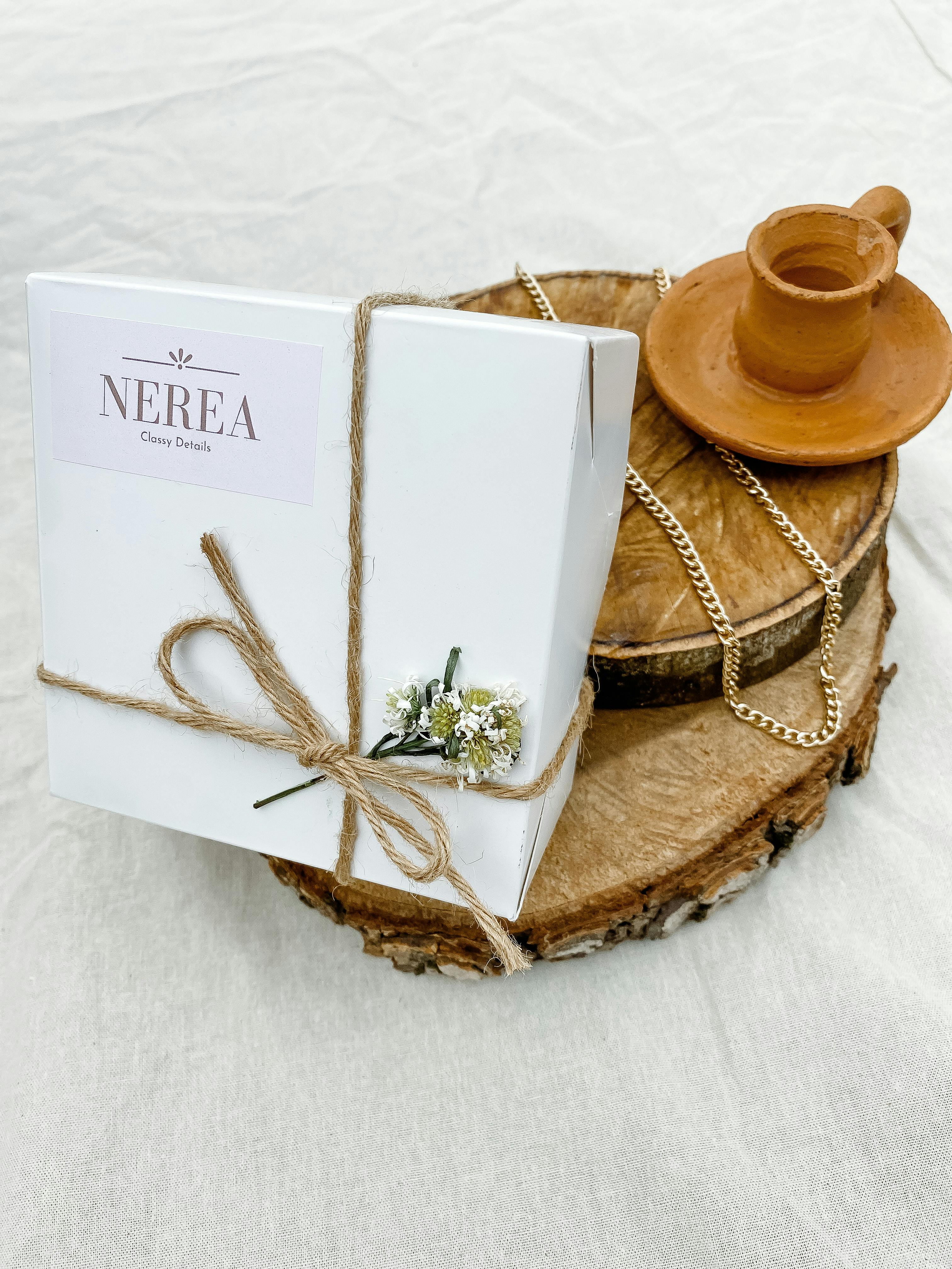 Rustic Composition with Gift · Free Stock Photo