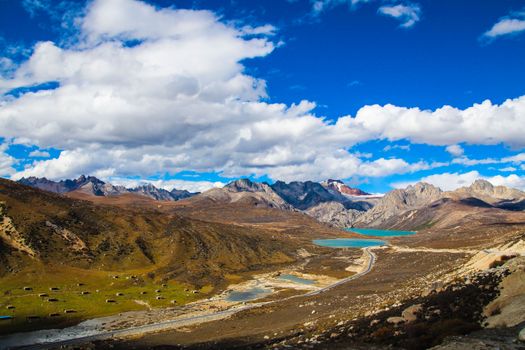 Beautiful Mountain Postglacial Landscape