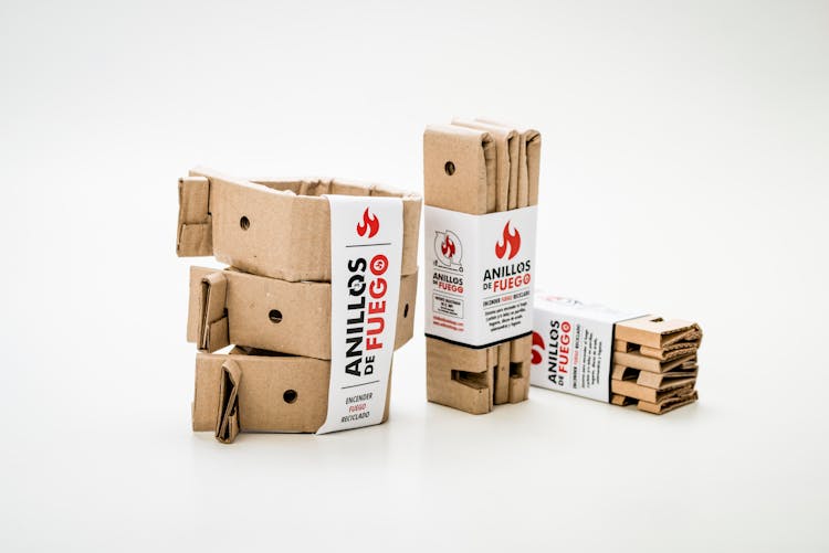 Cardboard Kindling Bundle