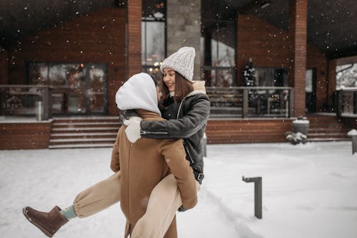 Man Carrying His Girlfriend