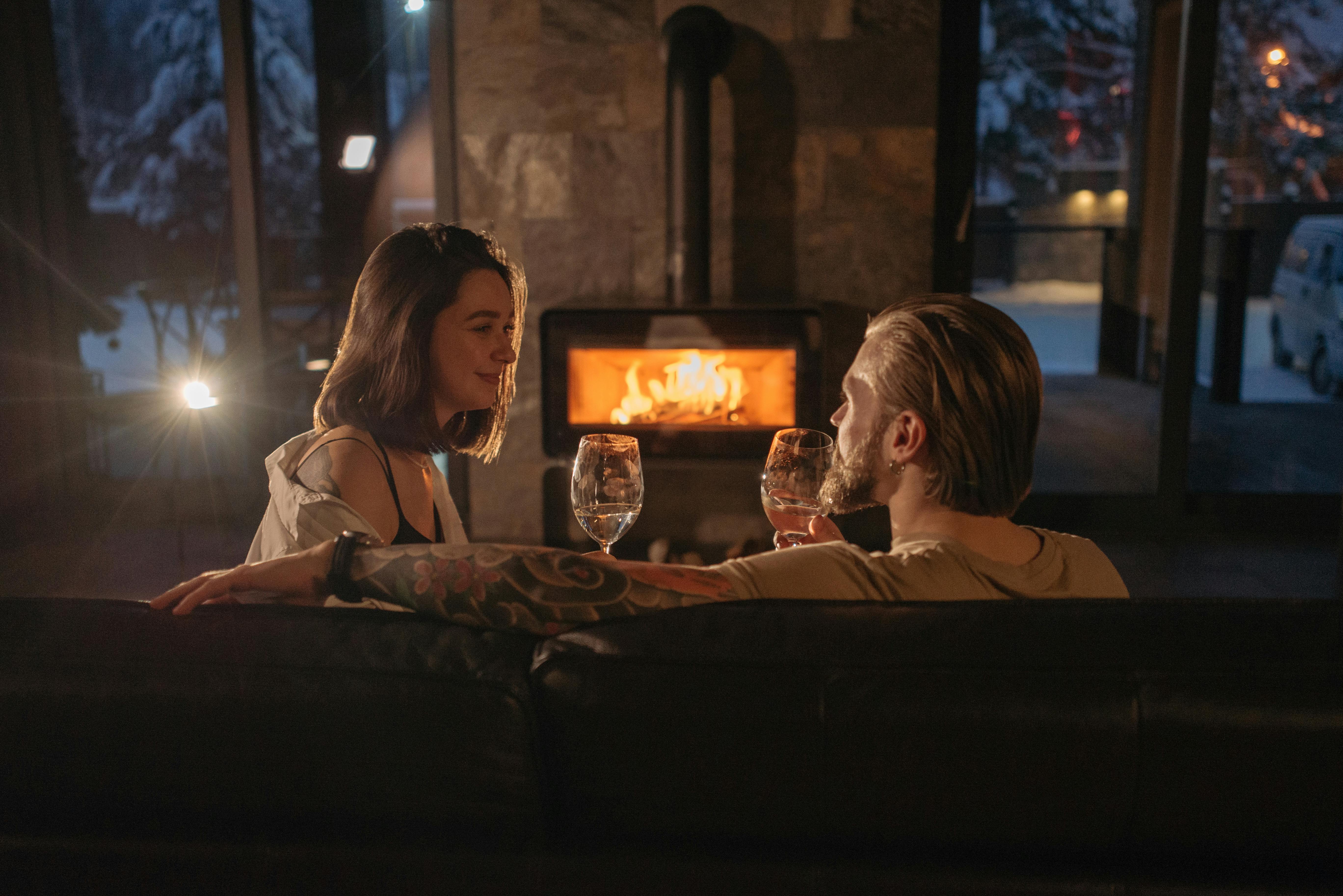 Vermont Romantic Weekend Getaway: Cabin Rentals with Fireplace, Hot Tub, and Sauna