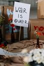 War Is Over Placard