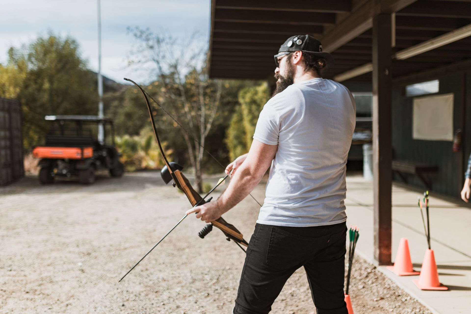 Free stock photo of adult, adult male, archer