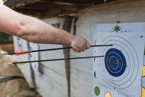 Free stock photo of aiming, archery, archery practice