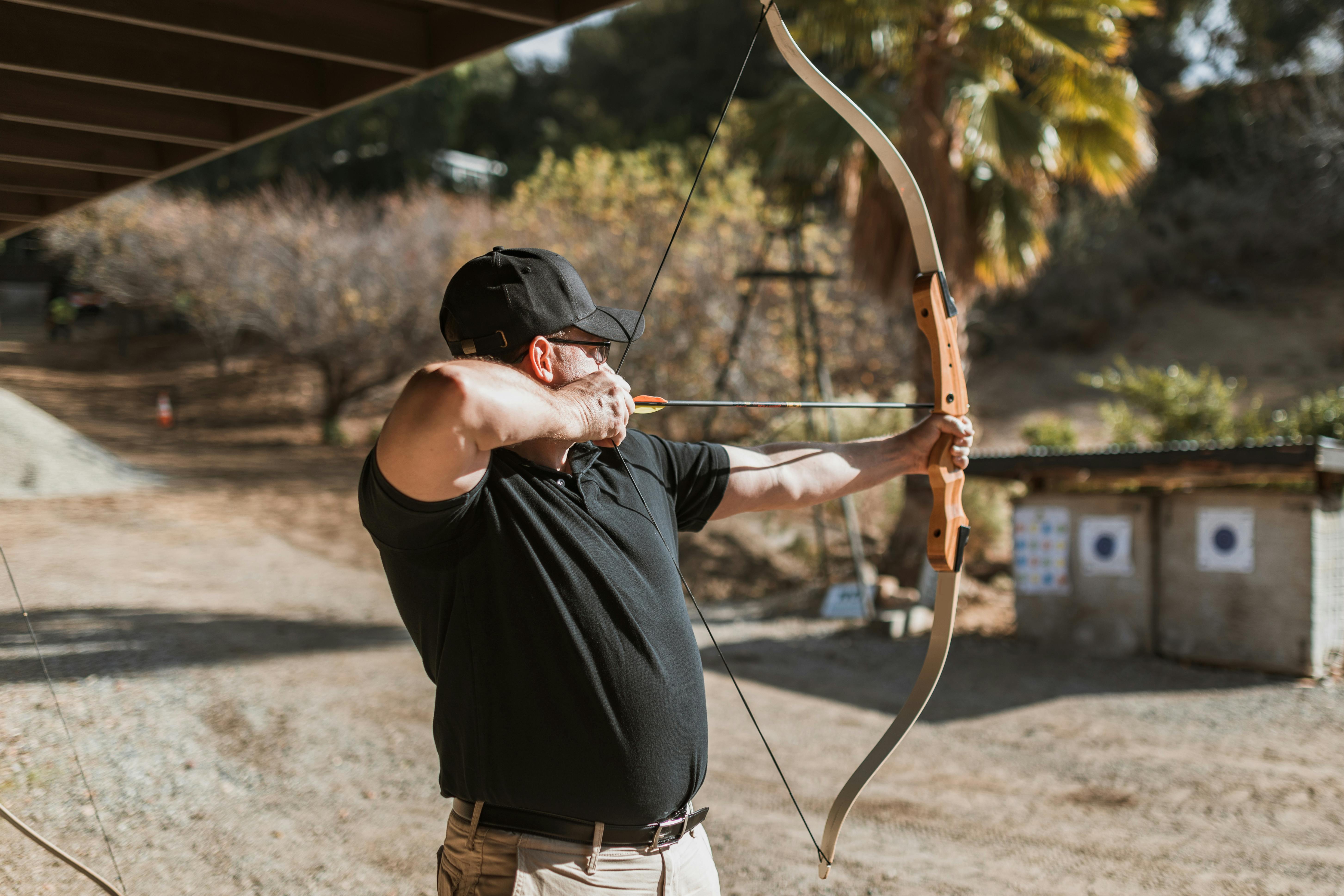 Free stock photo of adult, archer, archery, archery addict, archery