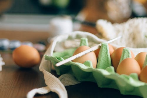 boya fırçası, kahverengi yumurtalar, kapatmak içeren Ücretsiz stok fotoğraf