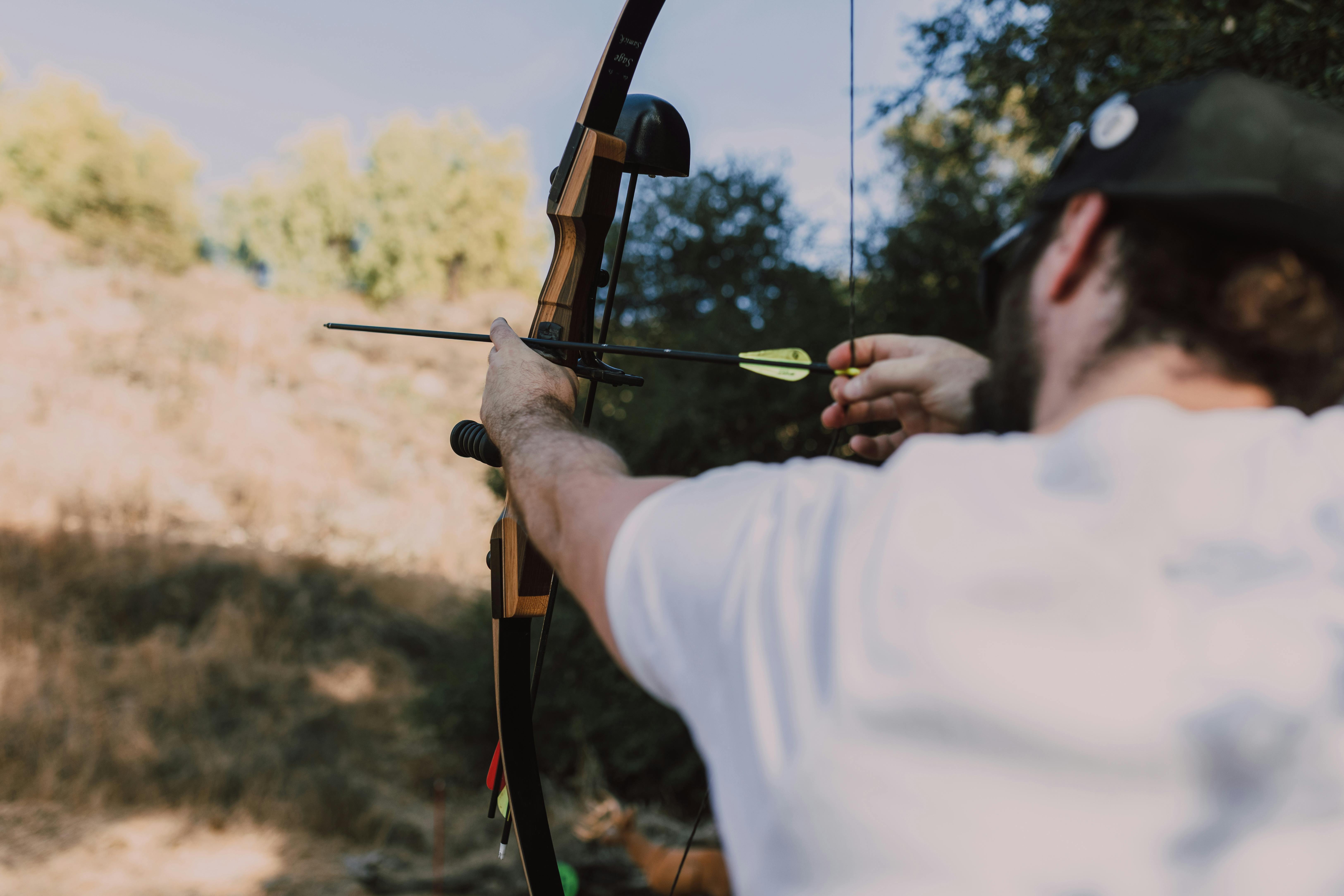 Free stock photo of adult, aim, archer, archery, archery addict