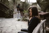 Free stock photo of adult, bench, blended family