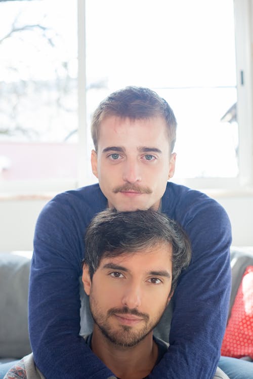 Free Two Men Posing Together  Stock Photo