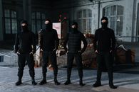 People In Black Clothing