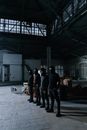 People In Black Clothing
