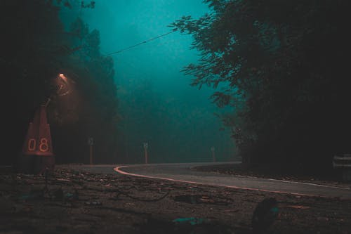 Photo of a Foggy Road