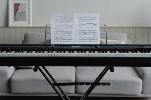 Sheet Music on Digital Piano 